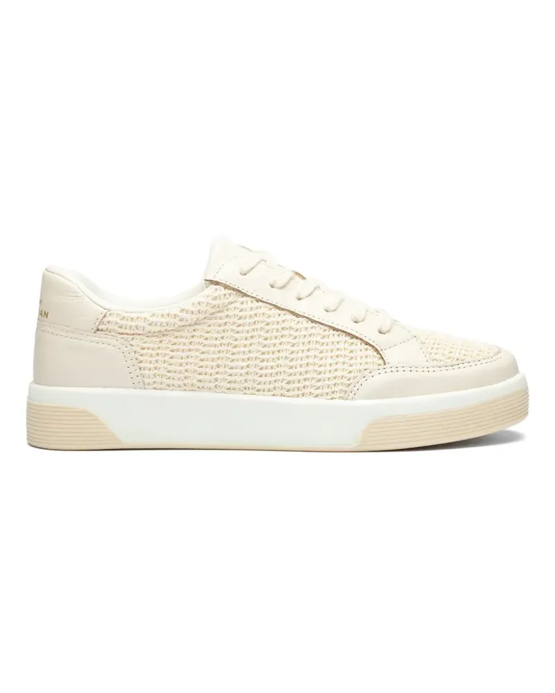 Sarah Chofakian Gewebte Row Sneakers - Nude Nude