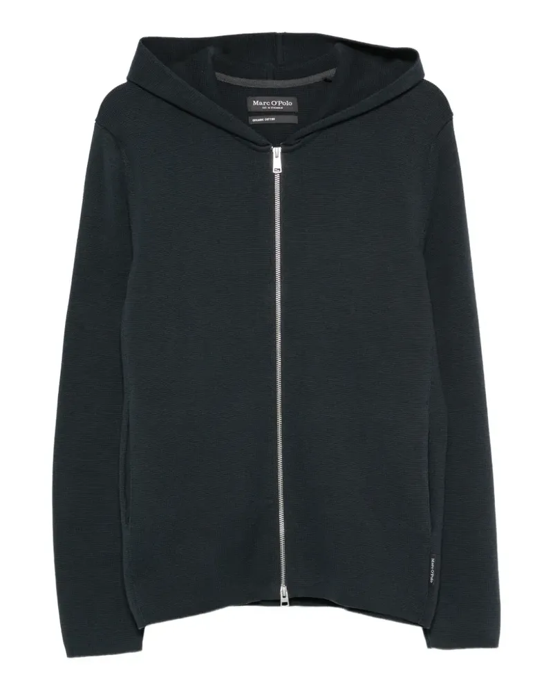 Marc O'Polo Cardigan mit Kapuze - Blau Blau