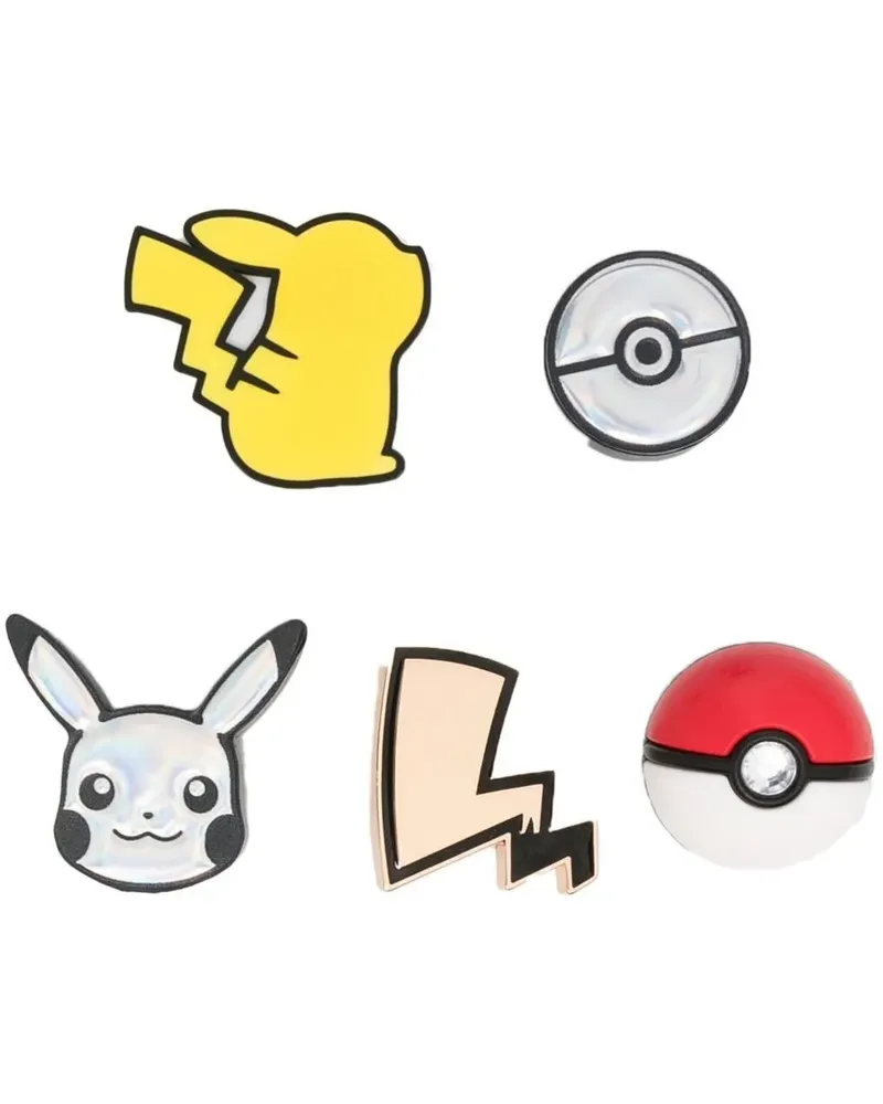 Crocs Pokemon Anhänger (5er-Set) - Silber Silber