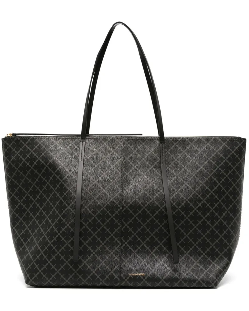 By Malene Birger Luze Handtasche mit Print Schwarz