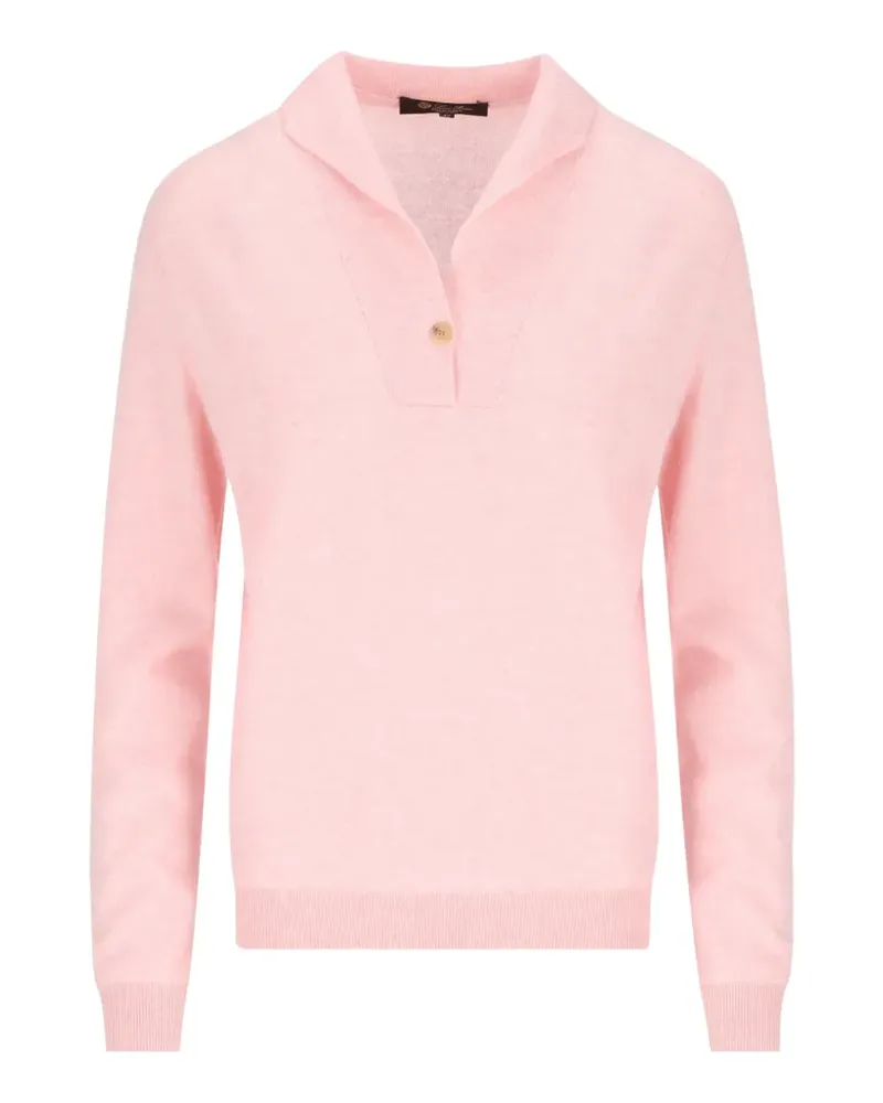 Loro Piana Sergio polo-collar sweater - Rosa Rosa
