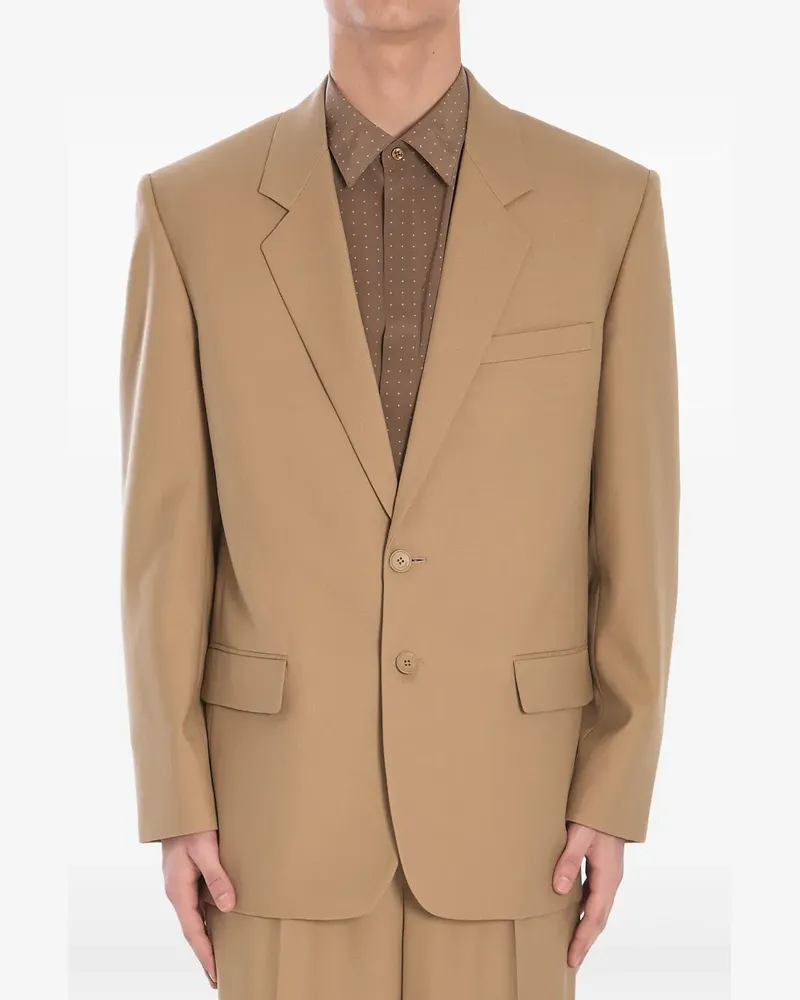 Saint Laurent Einreihiges Sakko - Grün Grün