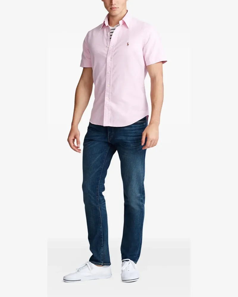 Ralph Lauren Oxford-Hemd mit Stickerei - Rosa Rosa