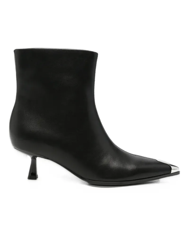 Gioseppo metal-tip kitten-heel boots - Schwarz Schwarz