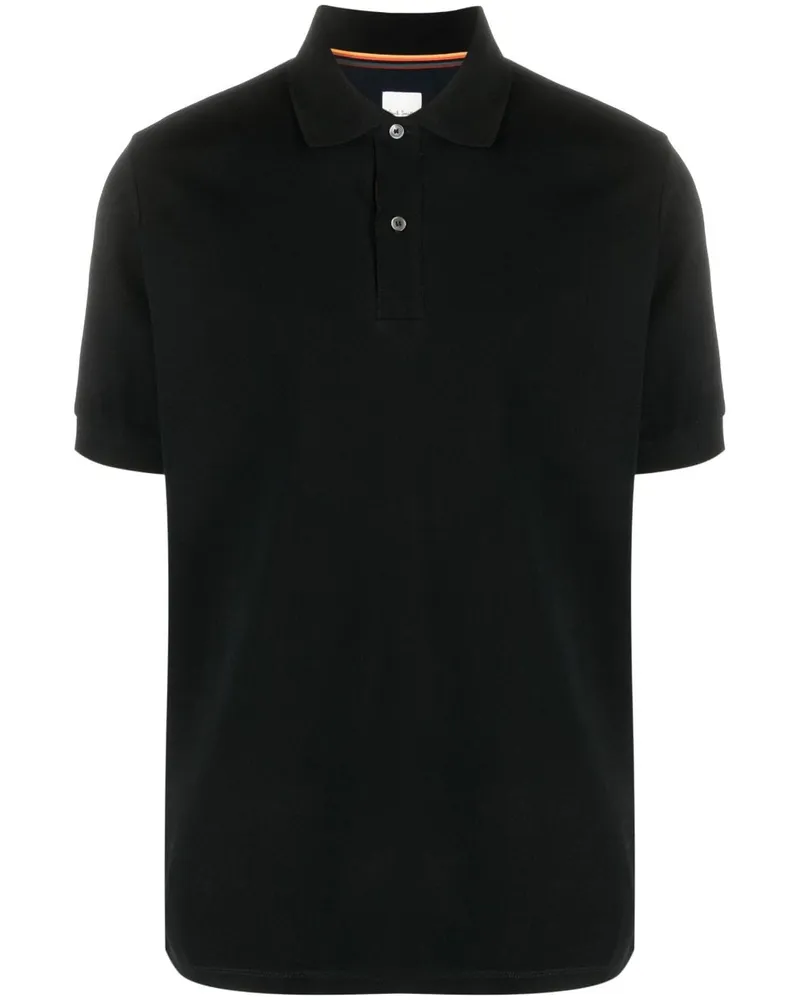 Paul Smith Klassisches Poloshirt - Schwarz Schwarz