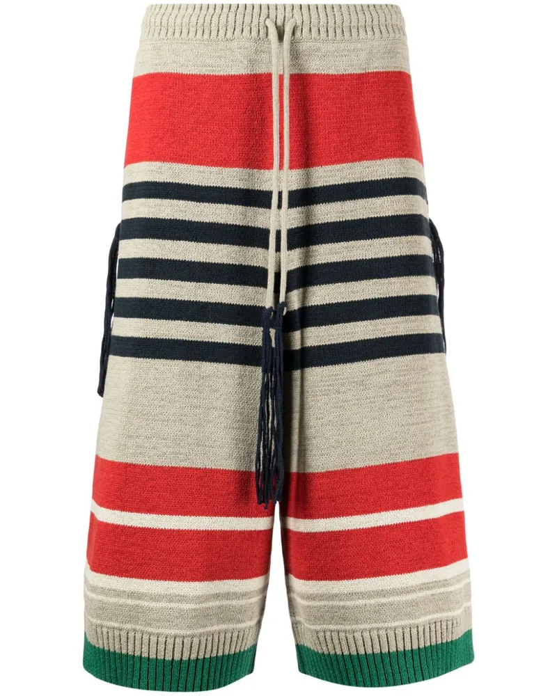 Craig Green Shorts mit Streifen - Nude Nude