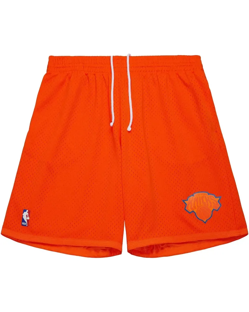 Mitchell & Ness New York Knicks 2012 Christmas Day Swingman Shorts - Orange Orange