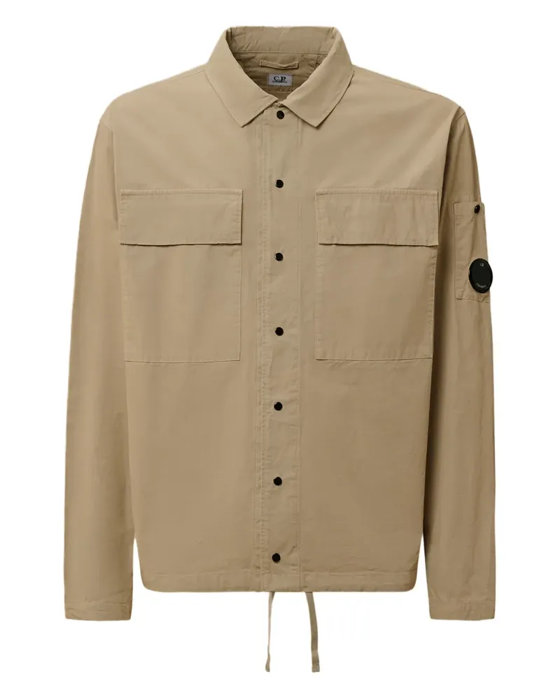 C.P. Company Hemdjacke mit Lens-Detail - Grau Grau