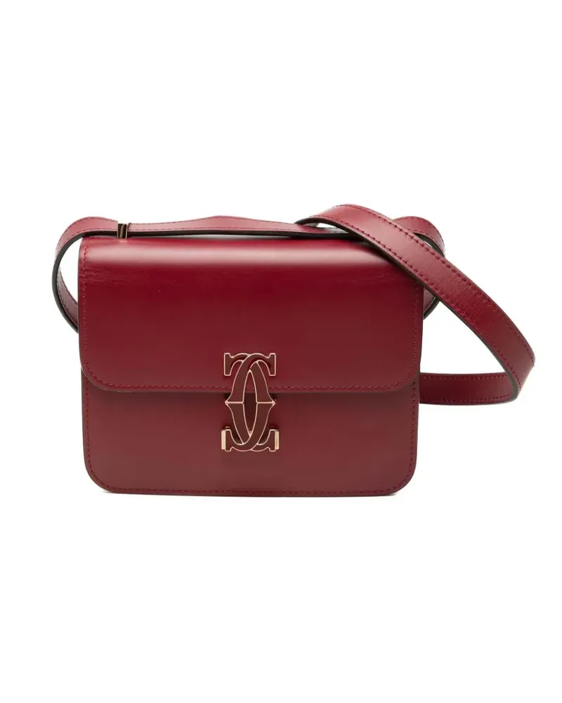 Cartier 2010-2026 Mini Leather C de  crossbody bag - Rot Rot