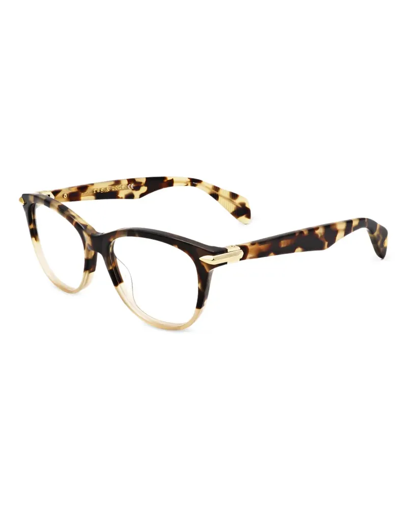 Rag & Bone Havana Cat-Eye-Brille - Braun Braun
