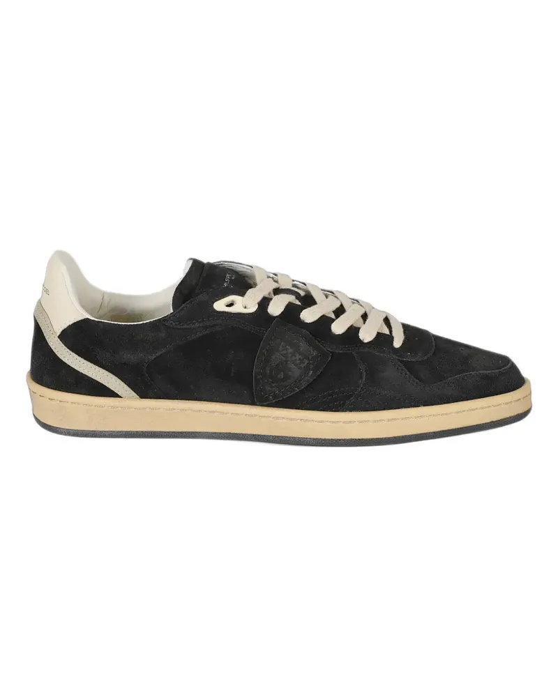 Philippe Model Pgal Sneakers mit Logo - Schwarz Schwarz