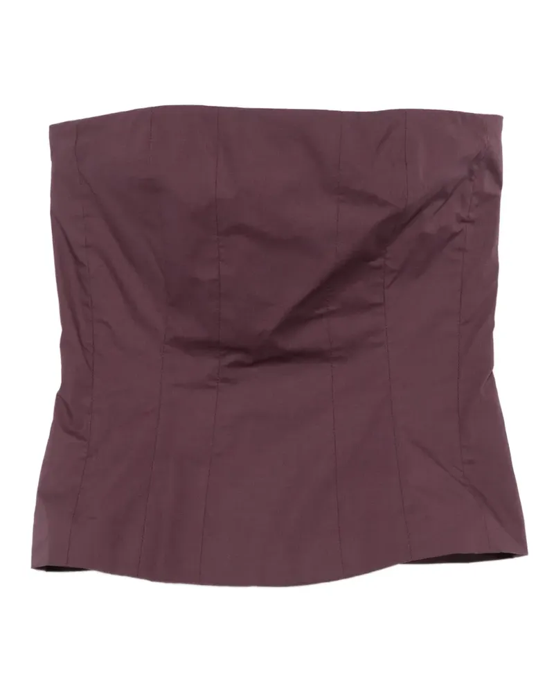 Federica Tosi strapless top - Violett Violett