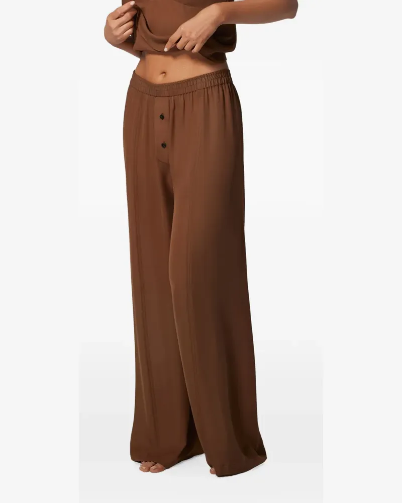 Kiki De Montparnasse Plissierte Hose - Braun Braun