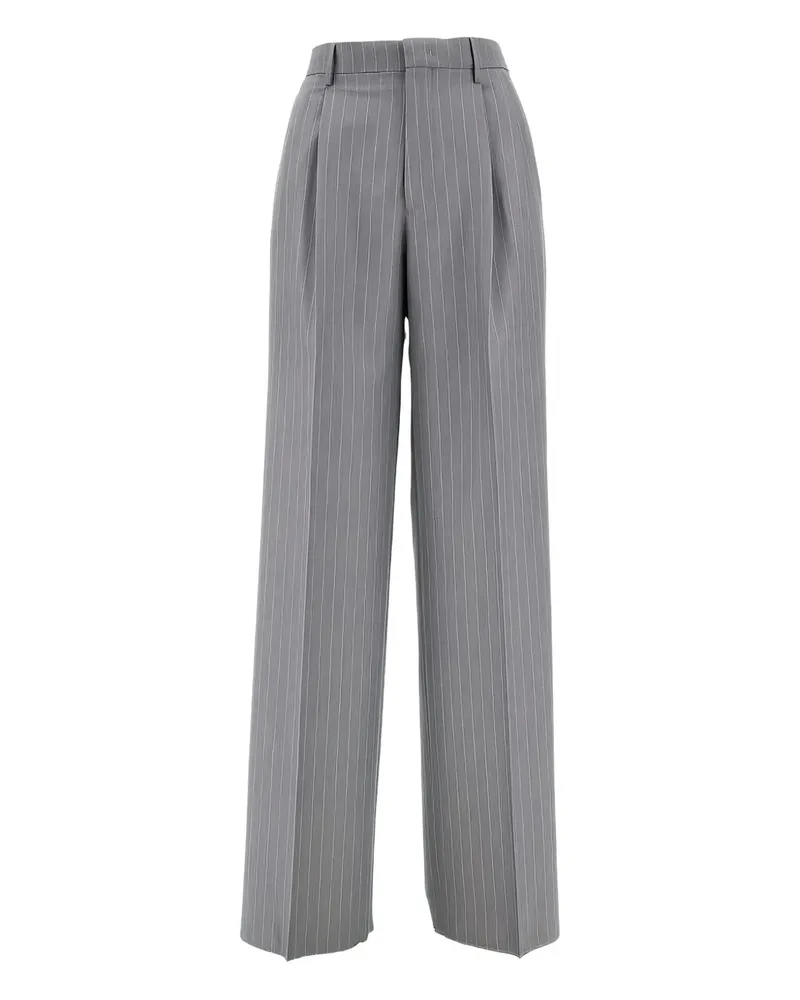 Tagliatore Gestreifte Hose - Grau Grau
