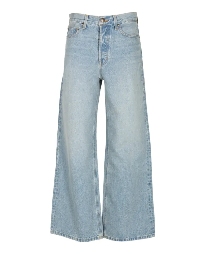 The Great Jeans mit weitem Bein - Blau Blau