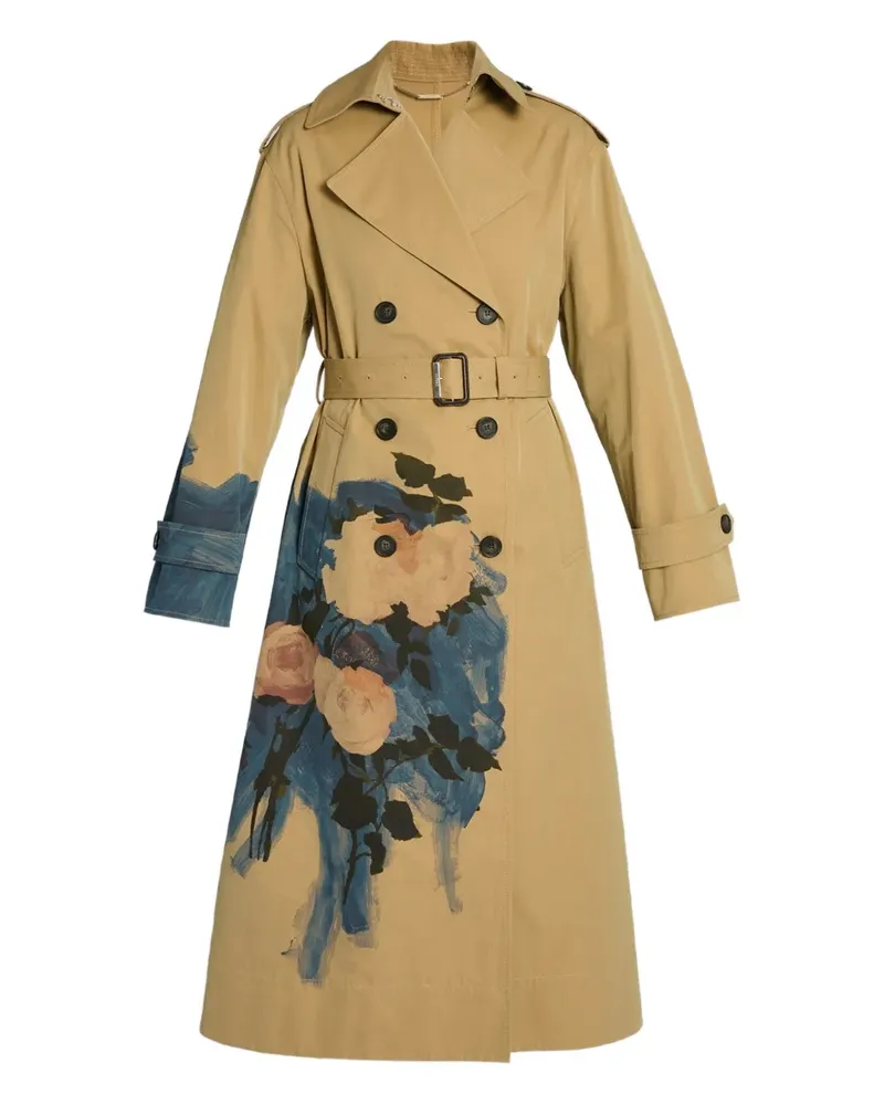 Erdem Trenchcoat mit Print - Nude Nude
