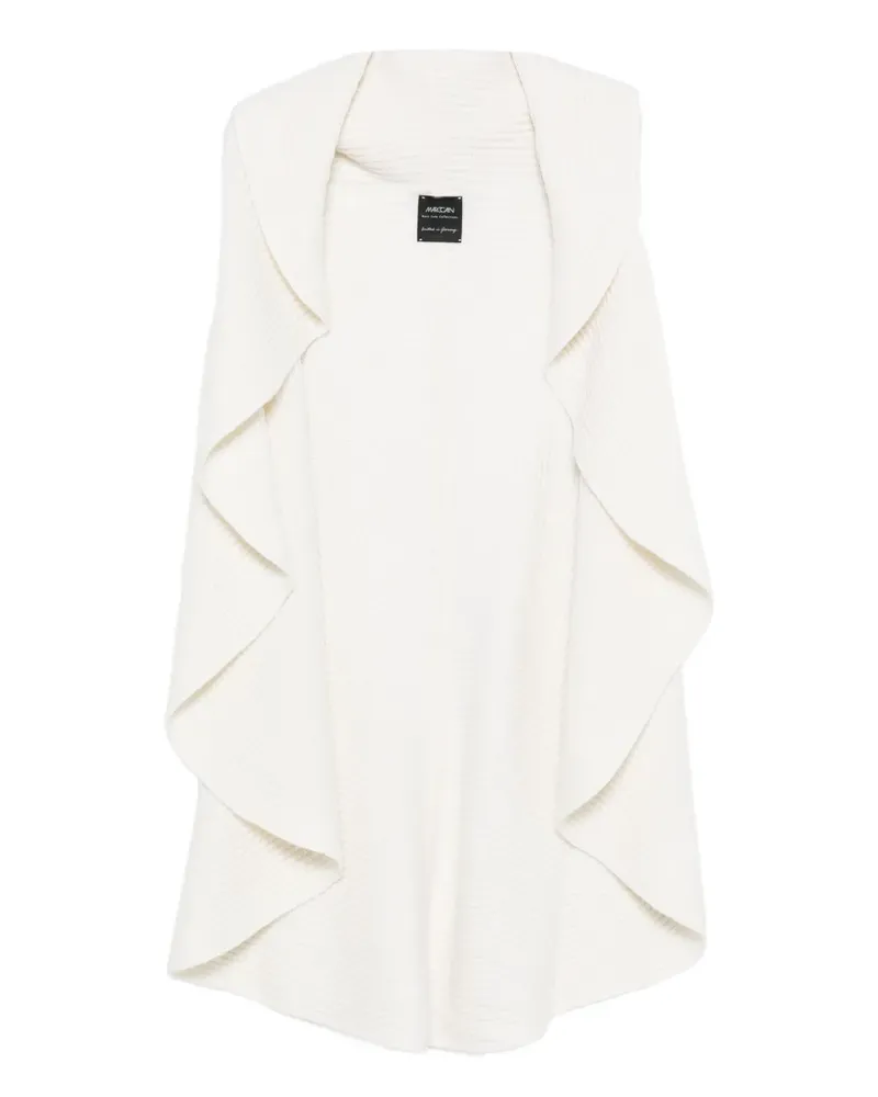 Marc Cain ruffled cardigan - Weiß Weiß
