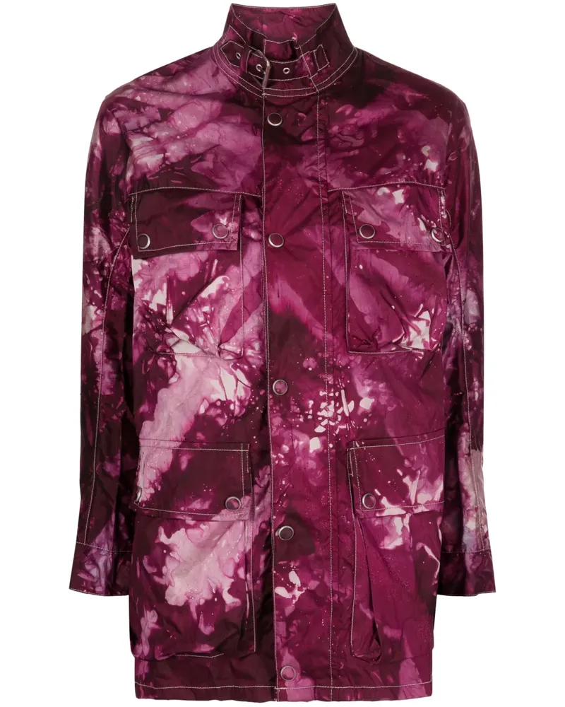 Stain Shade Jacke mit Batik-Print - Violett Violett