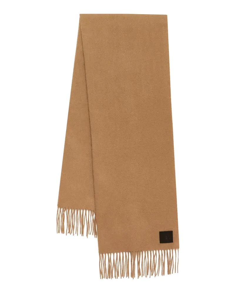 Anine Bing Augustina Wollschal mit Fransen - Braun Braun