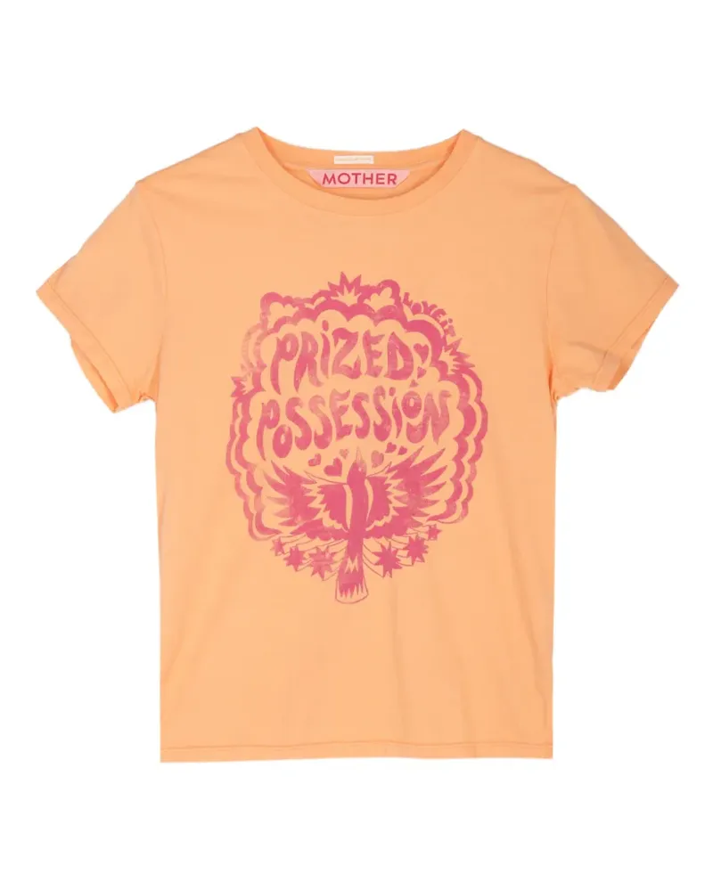 Mother The Lil Goodie T-Shirt mit Print - Orange Orange