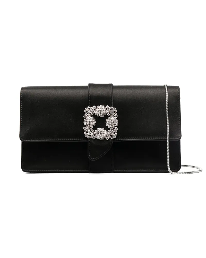 Manolo Blahnik Verzierte Clutch - Schwarz Schwarz