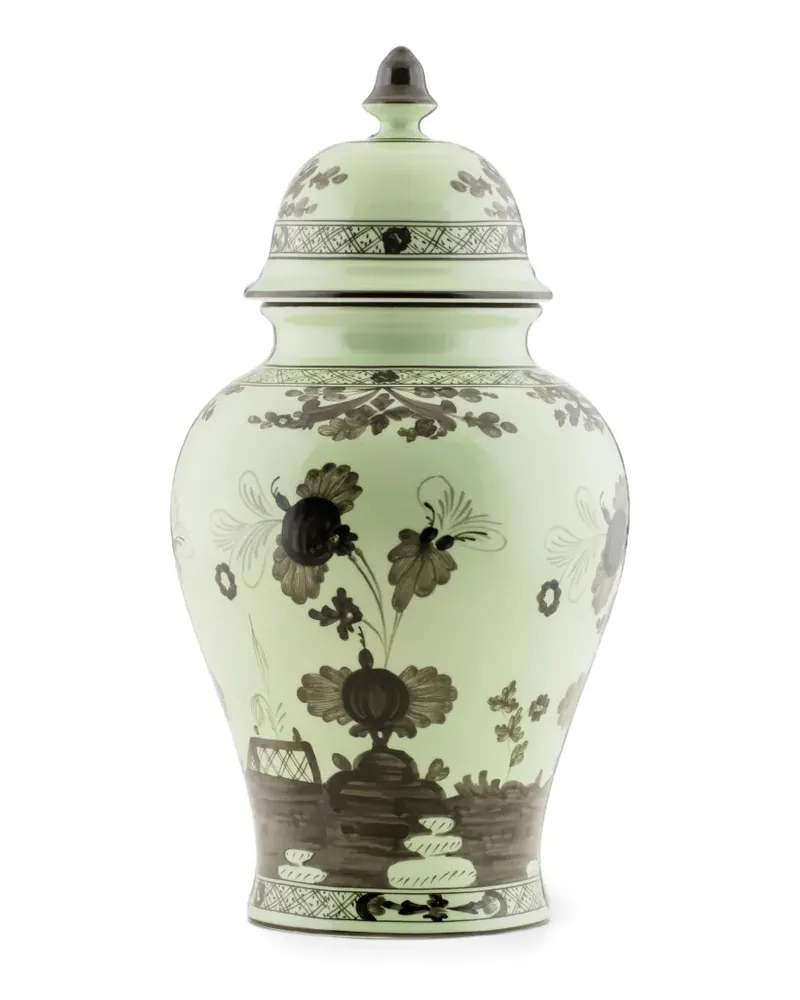 Ginori 1735 Oriente Italiano floral-print vase - Grün Grün