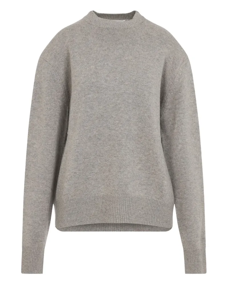 FRANKIE Shop round-neck wool sweatshirt - Grau Grau