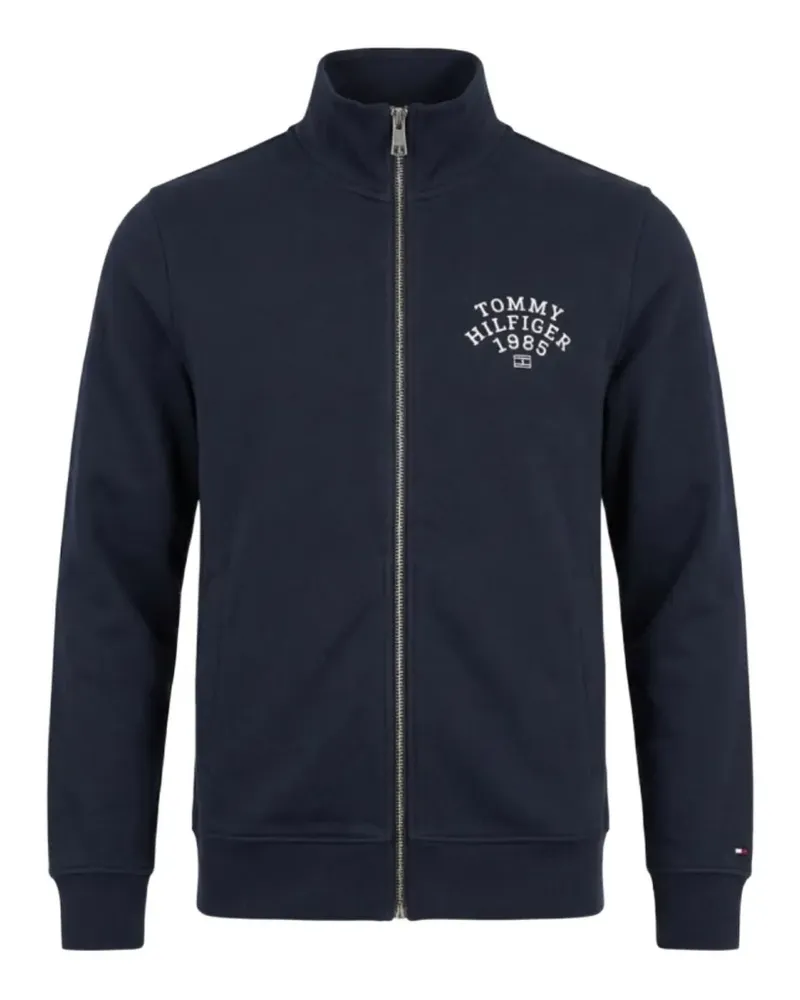 Tommy Hilfiger Pullover mit Logo-Print - Blau Blau