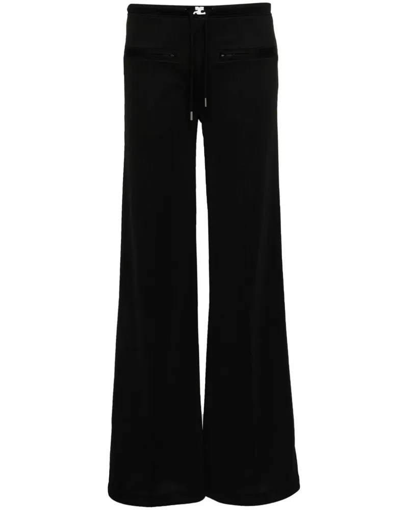 Courrèges Interlock Jogginghose - Schwarz Schwarz