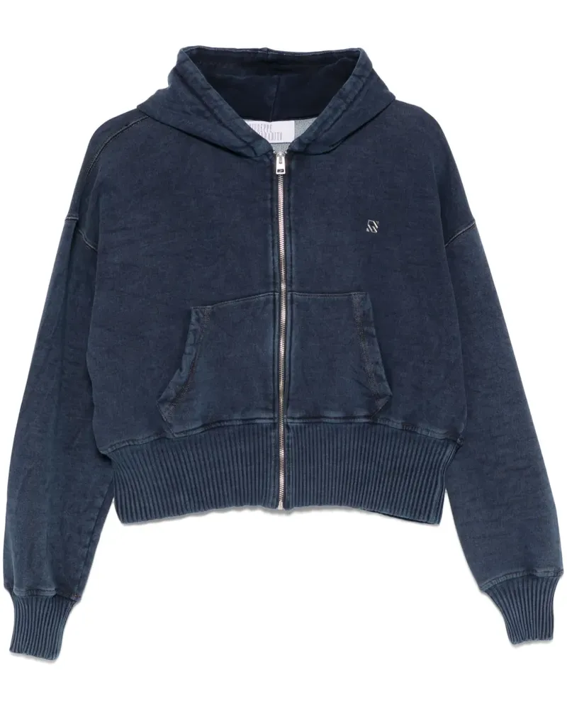 Giuseppe di Morabito Hoodie mit ausgewaschenem Effekt - Blau Blau