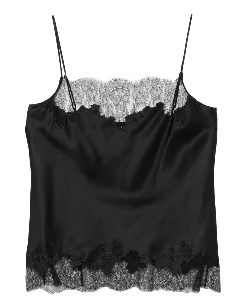 Carine Gilson Camisole-Top aus Seide - Schwarz Schwarz