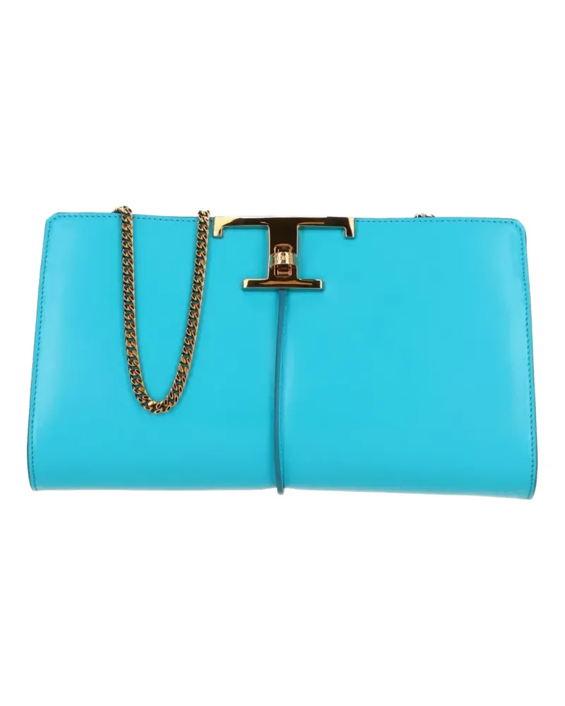TOD'S T-logo chain-strap shoulder bag - Blau Blau