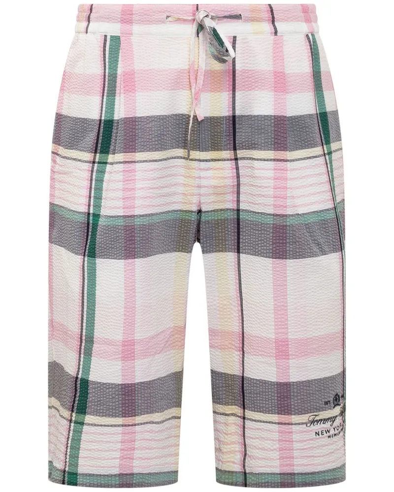 Tommy Hilfiger Karierte Madras Shorts - Rosa Rosa