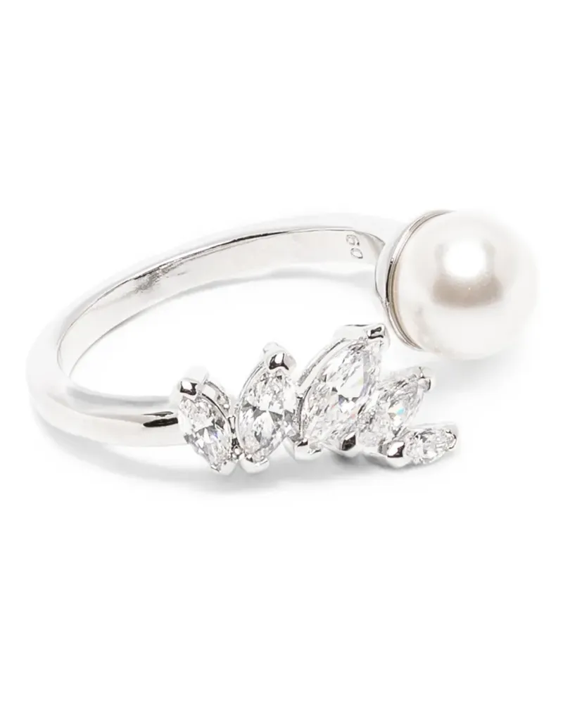 Swarovski Mesmera Ring mit Kristallen und Perlen - Silber Silber