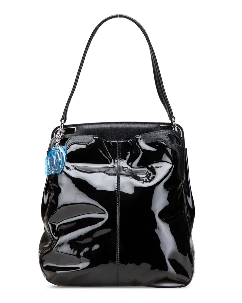 Cartier 2000-2025 Patent Marcello de  Schultertasche - Schwarz Schwarz