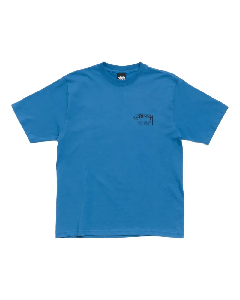 Stüssy Dice Clock T-Shirt - Blau Blau