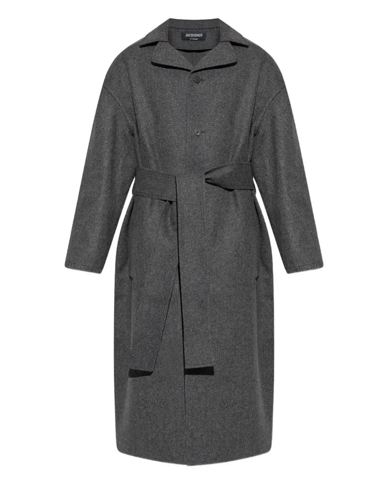 Jacquemus Citta belted coat - Grau Grau
