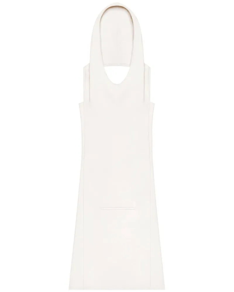 Courrèges Oblique Kleid - Weiß Weiß
