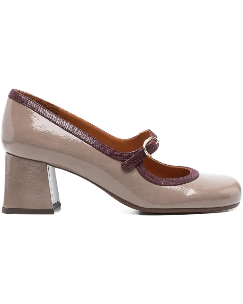 Chie Mihara Pumps mit Blockabsatz 60mm - Grau Grau