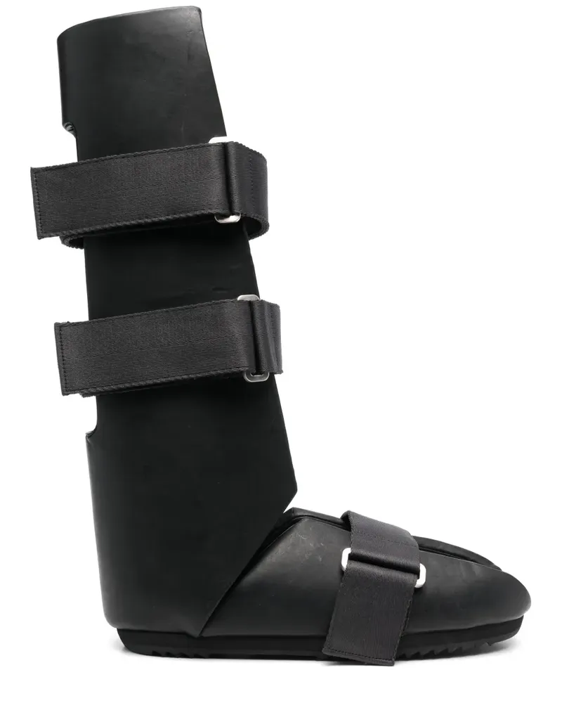 Rick Owens Kniehohe Splint Stiefel - Schwarz Schwarz