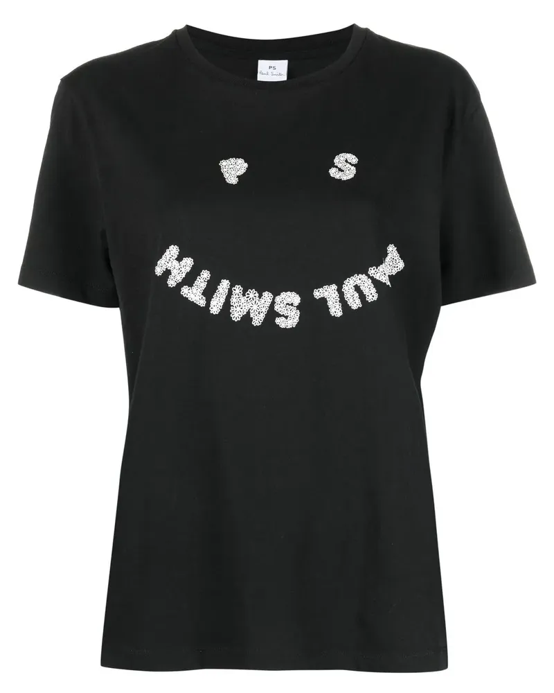 Paul Smith T-Shirt aus Bio-Baumwolle - Schwarz Schwarz