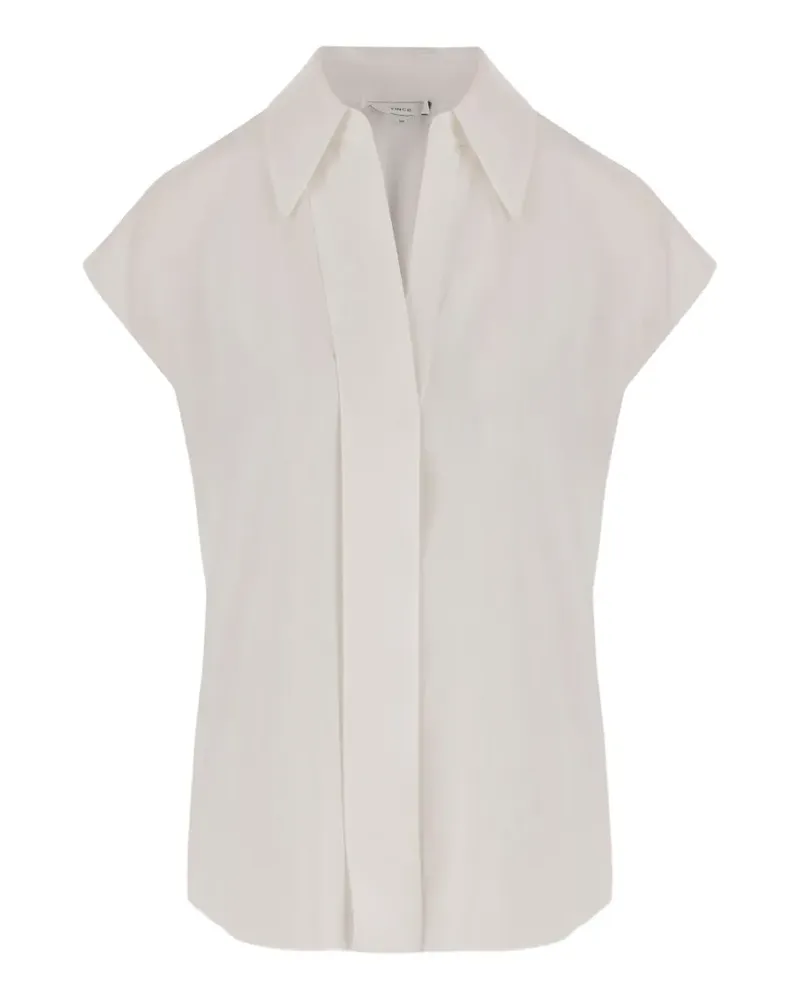 Vince Bluse aus Seidenstretch - Nude Nude