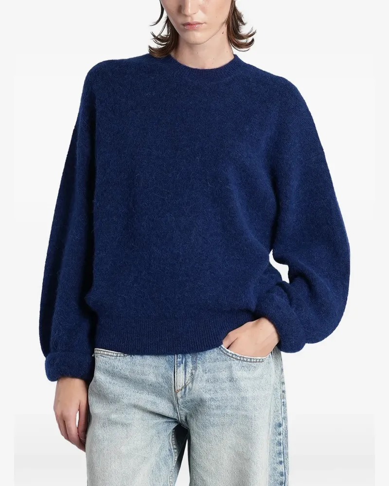 Isabel Marant Pullover mit gebürstetem Effekt - Blau Blau