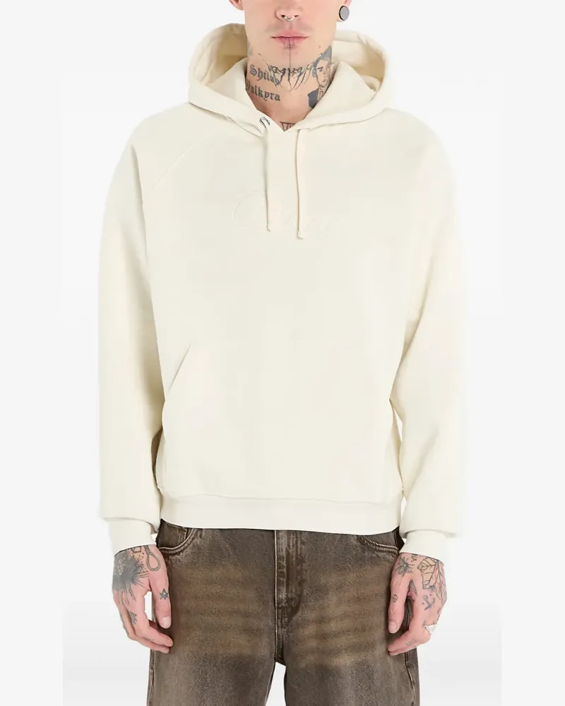 Dime cursive logo hoodie - Nude Nude