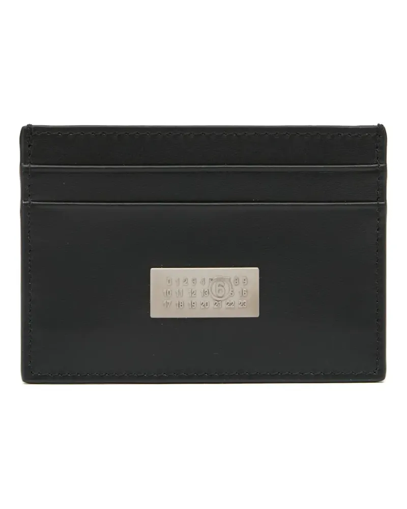 Maison Margiela Kartenetui mit Schild - Schwarz Schwarz