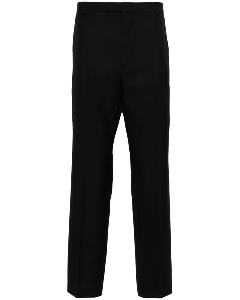 Gucci Klassische Hose mit Logo-Stickerei - Schwarz Schwarz