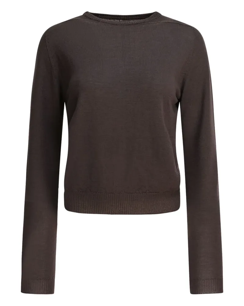 Rick Owens Pullover mit rundem Ausschnitt - Braun Braun