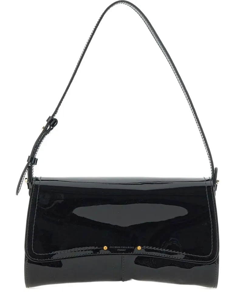 Gianni Chiarini Schultertasche mit Klappe - Schwarz Schwarz