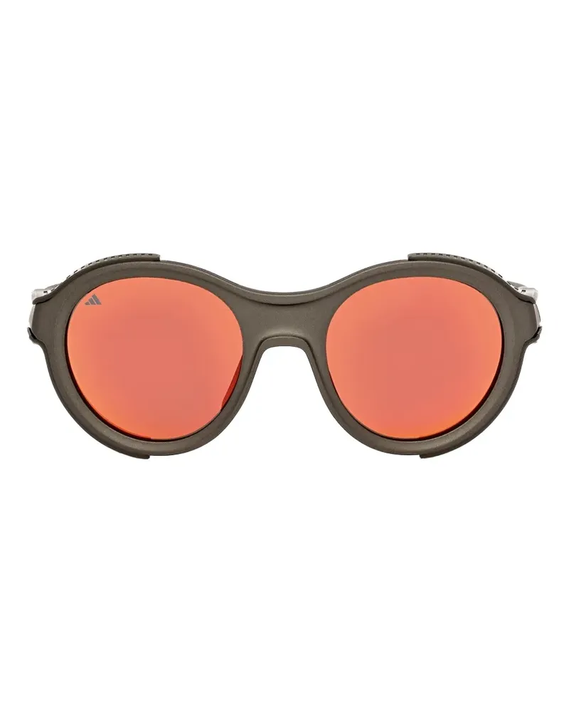 adidas Runde Sonnenbrille mit Seitenschutz - Grau Grau