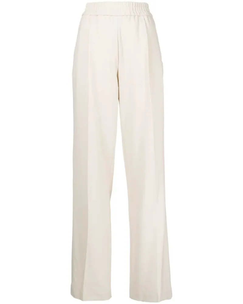 Helmut Lang Weite Hose mit Paspeln - Nude Nude